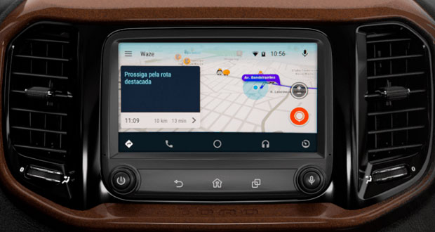Fiat Toro: Nova central multimídia de 7"